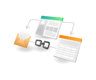Web sitesi bağlantı uygulama düzeni