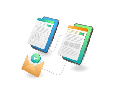 Akıllı telefon e- posta veri ağı