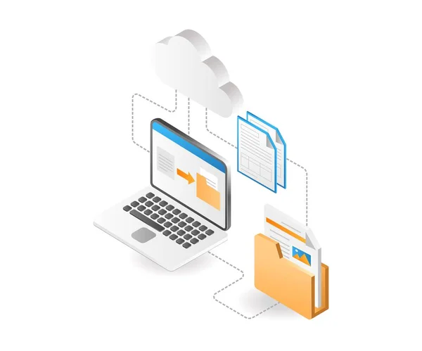 Transfer data to cloud server