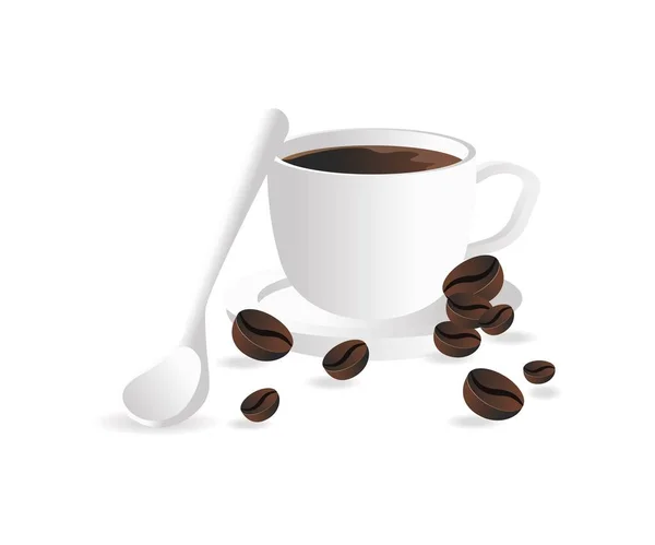 Одна Чашка Кофе — стоковый вектор