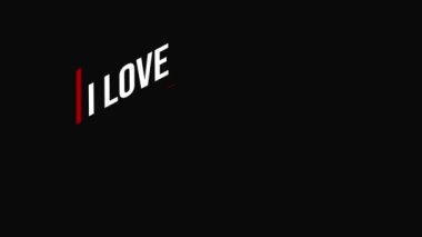 Amerika Birleşik Devletleri metnini seviyorum. Amerika 'nın bağımsızlık günü ve Amerika' nın bağımsızlık günü için siyah arkaplan..