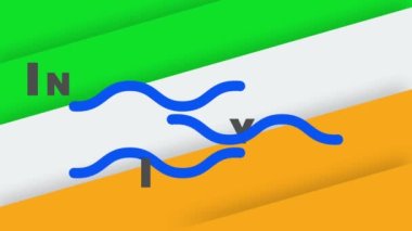 happy independence day india with beautiful animation (india independence day).