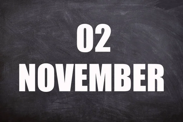 November Text Blackboard Background Calendar November Eleventh Penultimate Month Year — Φωτογραφία Αρχείου