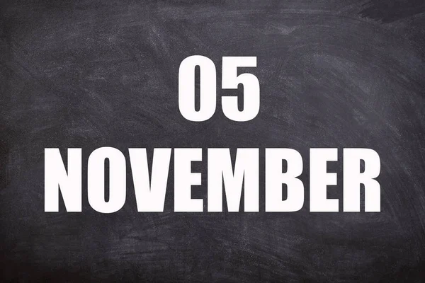 November Text Blackboard Background Calendar November Eleventh Penultimate Month Year — Φωτογραφία Αρχείου