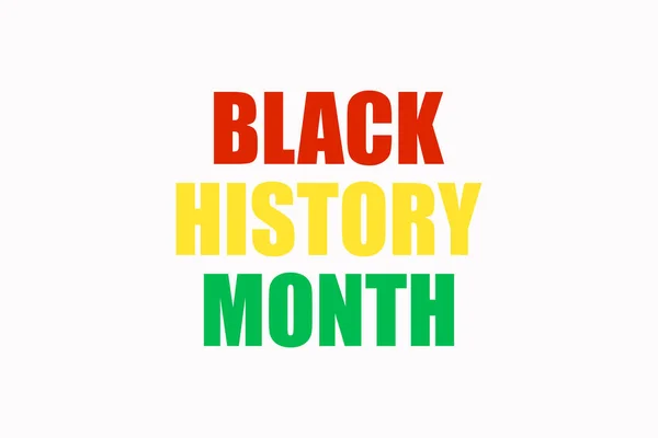 Black history month with white background for black history month events and season.