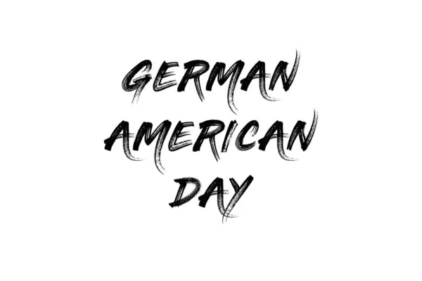 Alman-Amerikan Günü Alman-Amerikan Günü için beyaz arka planlı