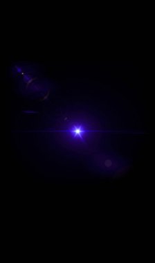 Siyah arkaplan ile izole edilmiş parlak ışık ile dijital mercek patlaması. Dokular ve malzemeler için kullanılır..