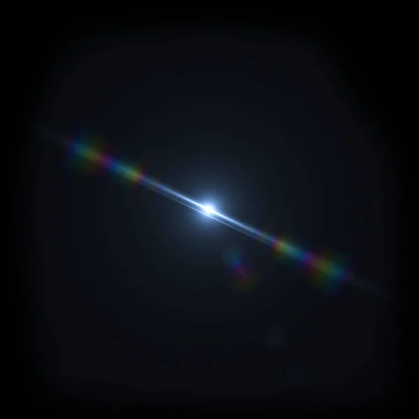 Φακός Blue Light Μαύρο Φόντο Λάμψη Φακού Έντονο Φως Που — Φωτογραφία Αρχείου