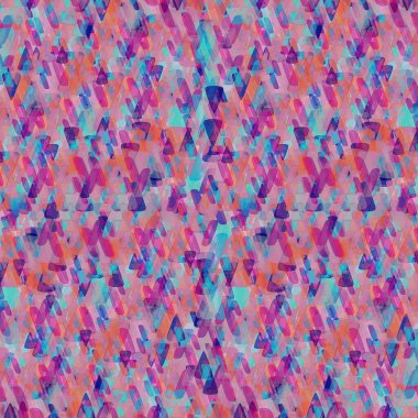 Soyut Geometrik Arkaplan Vektörü. Farklı renklerde soyut geometrik şekiller. Çok renkli soyut şekiller.