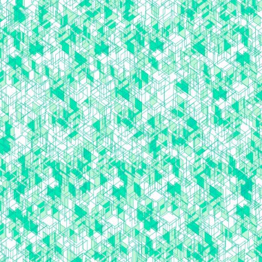 Soyut Geometrik Arkaplan. Farklı renklerde soyut geometrik şekiller. Çok renkli soyut şekiller.