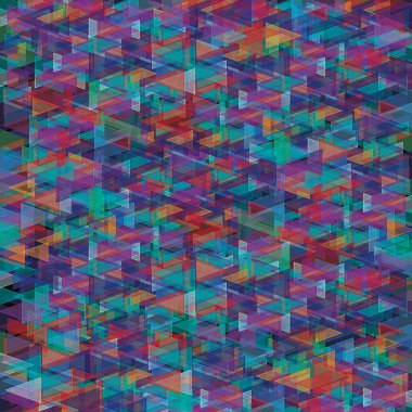 Soyut Geometrik Arkaplan. Farklı renklerde soyut geometrik şekiller. Çok renkli soyut şekiller.