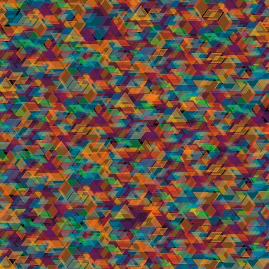 Soyut Geometrik Arkaplan. Farklı renklerde soyut geometrik şekiller. Çok renkli soyut şekiller.