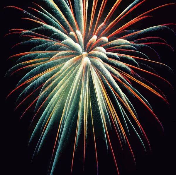 Abstract fireworks background. Fireworks light up in the sky, concept of celebration