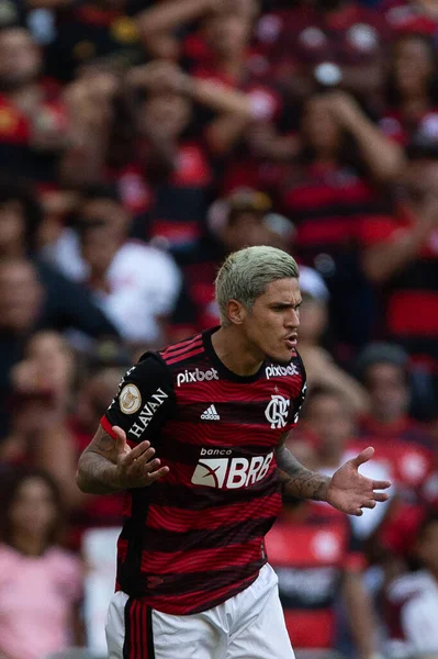Flamengo 'lu Pedro, Brasileirao Serie A 2022' nin bir parçası olarak Brezilya 'nın Rio de Janeiro şehrindeki Maracana Stadyumu' nda oynanan maçta Flamengo ile Fortaleza arasında oynanmıştır. Bu oyun, Brasileirao Serie A 2 'nin 38 raundunun üçüncüsü için geçerlidir.