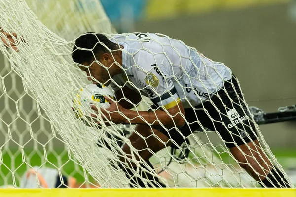 Hulk Atlético Comemora Sua Pontuação Durante Partida Entre Fluminense Atlético — Fotografia de Stock