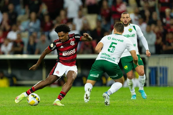 Flamengo Cuiaba Arasında Oynanan Maçta Vitinho Brasileirao Serie 2022 Nin — Stok fotoğraf