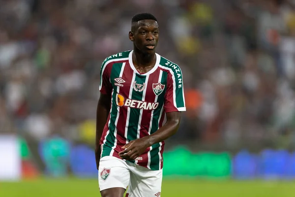 Fluminense takımından Luiz Henrique, Copa do Brasil 2022 'nin bir parçası olarak Brezilya' nın Rio de Janeiro şehrindeki Maracana Stadyumu 'nda oynanan maçta Fluminense ile Cruzeiro arasında oynanmıştır..