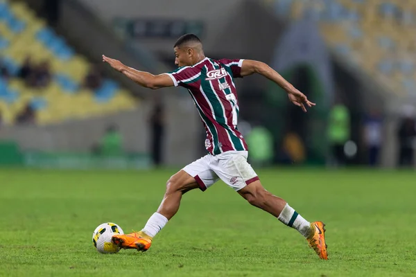Andre Trindade Fluminense Durante Partida Entre Fluminense Cruzeiro Como Parte — Fotografia de Stock