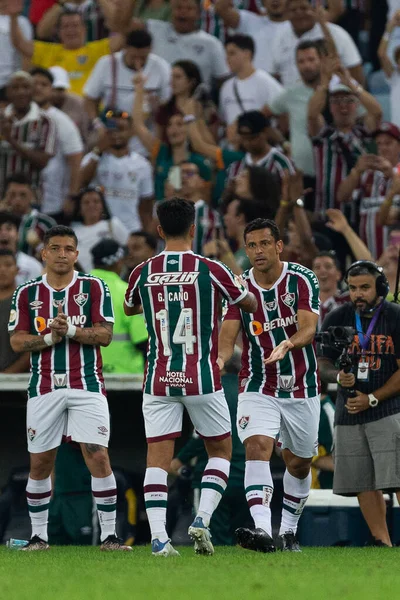 Fred Fluminense Během Zápasu Mezi Fluminense Corinthians Rámci Brasileirao Serie — Stock fotografie