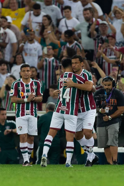 Fred Fluminense Během Zápasu Mezi Fluminense Corinthians Rámci Brasileirao Serie — Stock fotografie