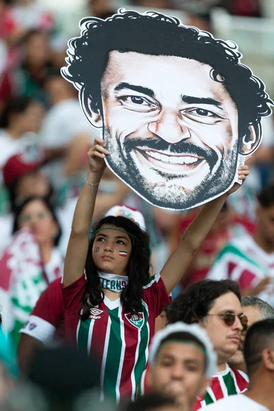 Fluminense ve Ceara arasındaki maç sırasında Brasileirao Serie A 2022 Maracana Stadyumu 'nda 09 Temmuz 2022 tarihinde Brezilya' nın başkenti Rio de Janeiro 'da oynanmıştır..