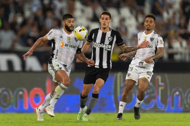 17 Temmuz 2022 tarihinde Brezilya 'nın Rio de Janeiro kentindeki Maracana Stadyumu' nda oynanan Brasileirao Serie A 2022 kapsamında Botafogo ve Atletico-MG arasındaki maç sırasında Atletico-MG takımından HULK.