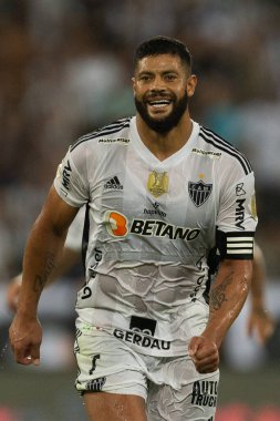 Atletico-MG takımından HULK, Brasileirao Serie A 2022 'nin bir parçası olarak Botafogo ve Atletico-MG arasında oynanan maçta 17 Temmuz 2022' de Brezilya 'nın Rio de Janeiro şehrinde oynanan golü kutluyor..