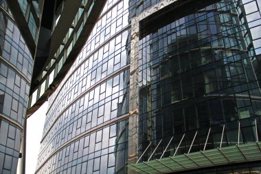 Varşova iş merkezindeki gökdelenler