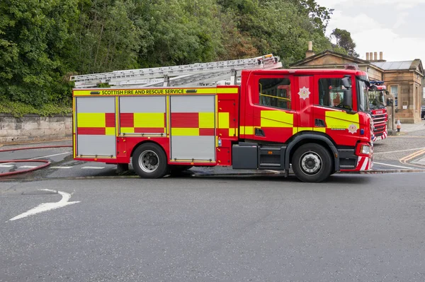 İtfaiye Edinburgh, İskoçya 'da bir olaya katıldı.