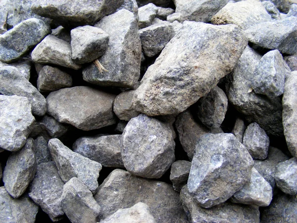 Large Gray Stones Jagged Edges Background — Stock Photo, Image