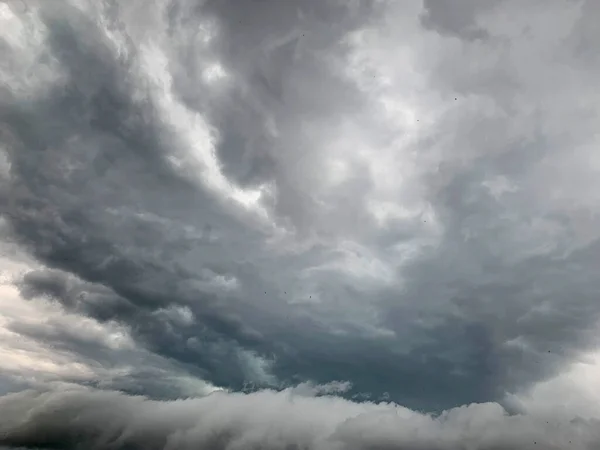 Dark Storm Clouds Cloudscape — Stockfoto