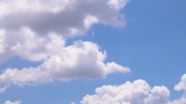 Mavi gökyüzü beyaz bulutlar, gökyüzü bulutu, gökyüzü zaman ayarlı, bulutlar zaman ayarlı, mavi gökyüzü bulutlu 