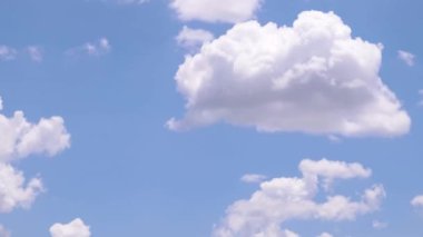 Mavi gökyüzü beyaz bulutlar, gökyüzü bulutu, gökyüzü zaman ayarlı, bulutlar zaman ayarlı, mavi gökyüzü bulutlu 