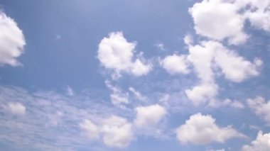 Mavi gökyüzü Zaman ayarlı, mavi gökyüzü bulutlu, zaman ayarlı gökyüzü, bulutlar zaman ayarlı, güzel mavi gökyüzü gündüzleri beyaz bulutlar.