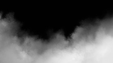 Siyah arka planda duman. Sigara arkaplanı. Siyah arkaplan 