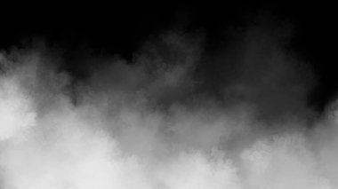 Siyah arka planda duman. Sigara arkaplanı. Siyah arkaplan 