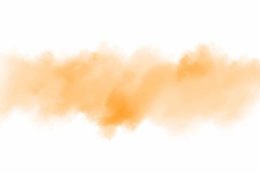 Sarı duman arka planı. Sarı arka plan. Sarı suluboya arkaplan 