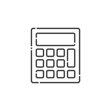 Hesap Makinesi Taslak Simgesi - Okul Simgesi Resimlerine Dönüş.