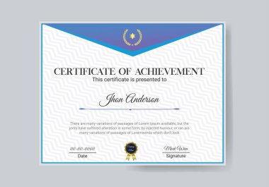 İş sertifika şablonu tasarımı