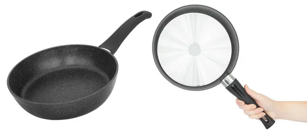 Frying Pan Cooking Isolated Background — Stock Photo, Image