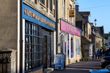 BOURTON ON SU, İngiltere - 15 Şubat 2018: 
