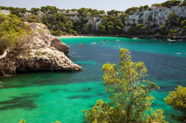 Cala Galdana, Menorca 'da güzel mavi su