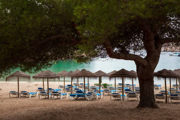 Vacker Strand Vid Cala Galdana Menorca Tidigt Morgonen — Stockfoto