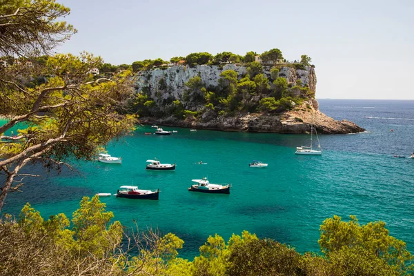 Prachtig Blauw Water Cala Galdana Menorca — Stockfoto