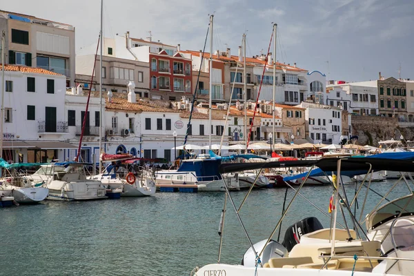 Ciutadella Spanya Eylül 2022 Ciutadella Limanı Minorca Adasının Batı Kesiminde — Stok fotoğraf