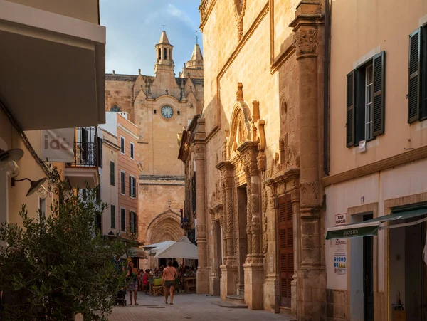 Ciutadella España Septiembre 2022 Ciutadella Una Ciudad Muy Atractiva Con —  Fotos de Stock