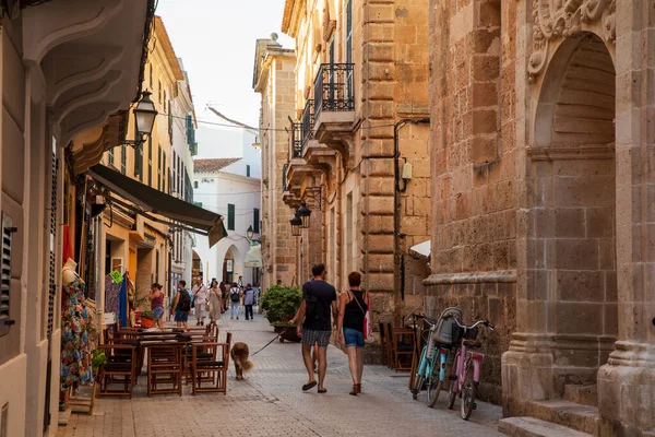 Ciutadella Spagna Settembre 2022 Ciutadella Una Città Molto Attraente Con — Foto Stock