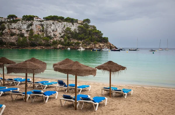 Sabahın Erken Saatlerinde Cala Galdana Menorca Plaj — Stok fotoğraf