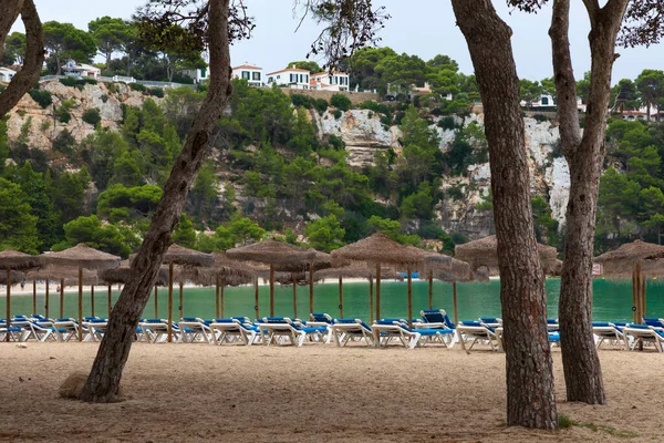 Strand Vid Cala Galdana Menorca Tidigt Morgonen — Stockfoto