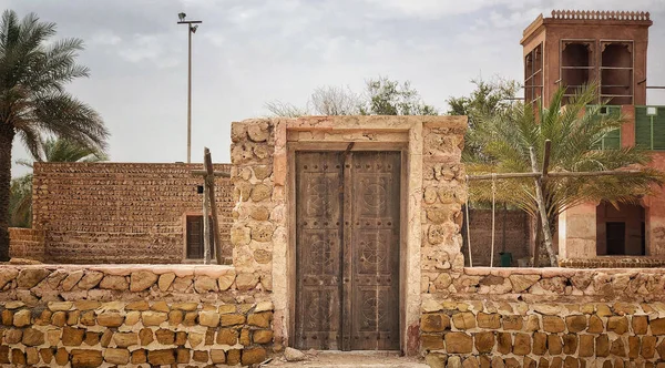 Krásný Beduínský Dům Sjednocené Arabské Emiráty Stock Fotografie